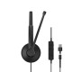 Słuchawki IMPACT 100 MS USB-C+A Stereo