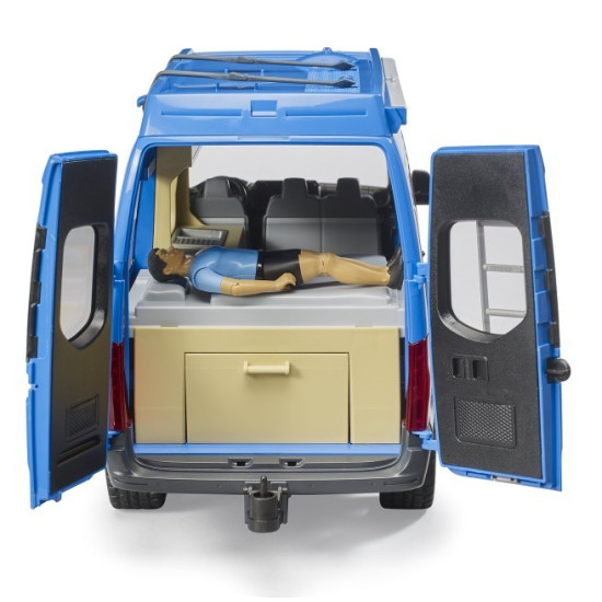 Pojazd MB Sprinter Camper z figurką i akcesoriami