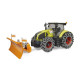 Traktor Claas Axion 950 z pługiem do śniegu