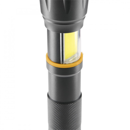 Latarka led 2w1 200lm 100m 3 tryby zoom 