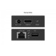 Przedłużacz (extender) po skrętce kat.6 HDMI 4K/30Hz z KVM USB 1.1 do 40m/70m, max. 253 odbiorniki, sterowanie IR - zestaw (odbiornik/nadajnik)