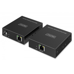 Przedłużacz (extender) po skrętce kat.6A  USB 3.1 Gen1 do 100m, 3x USB-A, 1x USB-C do 5 Gbps, 1x RJ45 (Gigabit Ethernet) - zestaw (odbiornik/nadajnik)