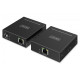 Przedłużacz (extender) po skrętce kat.6A  USB 3.1 Gen1 do 100m, 3x USB-A, 1x USB-C do 5 Gbps, 1x RJ45 (Gigabit Ethernet) - zestaw (odbiornik/nadajnik)