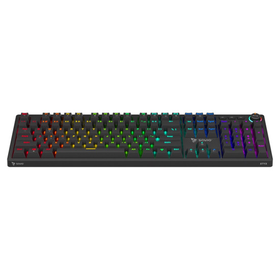Klawiatura mechaniczna STYX Outemu Red, Hot Swap, RGB
