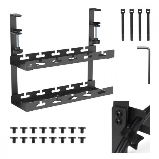 Organizer podbiurkowy na kable MC-104 B 