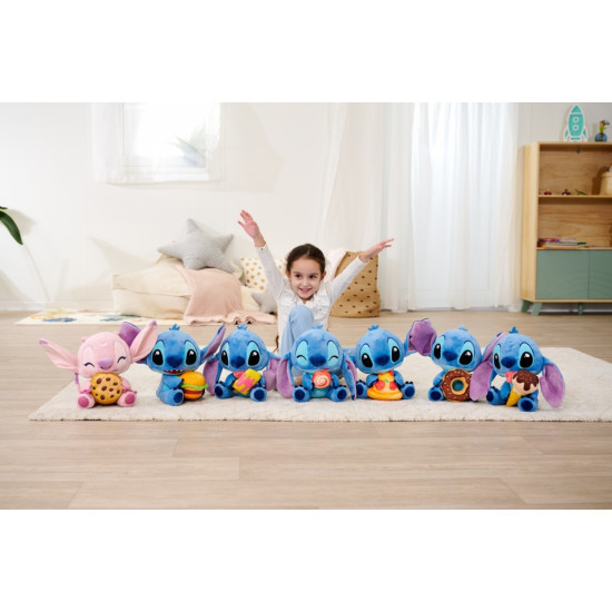 Maskotka Disney Stitch z pizzą 25 cm oryginalna 