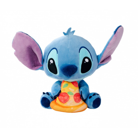 Maskotka Disney Stitch z pizzą 25 cm oryginalna 