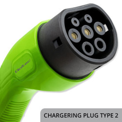 Stacja ładowania EV 2w1 Typ2 | 22kW | Wi-Fi | LCD | 3fazy |      Wallbox | Smart life app | RFID | 5m 