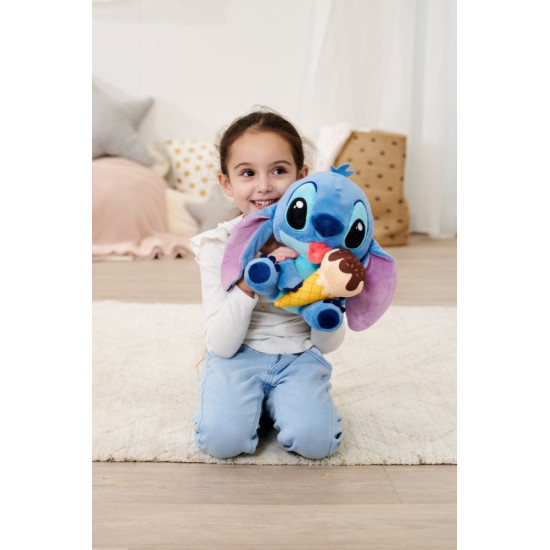 Maskotka Stitch z lodem 25 cm oryginalna 