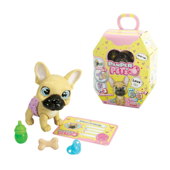 Figurka Pamper Petz Piesek Buldog francuski