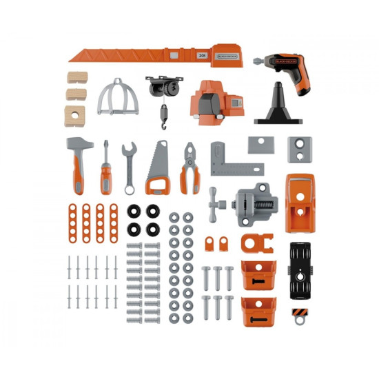 Warsztat z dźwigiem Black+Decker Bricolo Builder