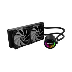 Chłodzenie wodne HYDRIA GENESIS 240 ARGB czarne 