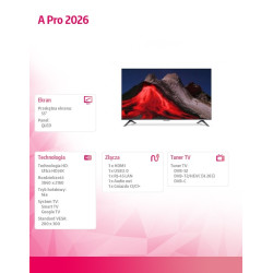 Telewizor TV A Pro 2026 55 cali