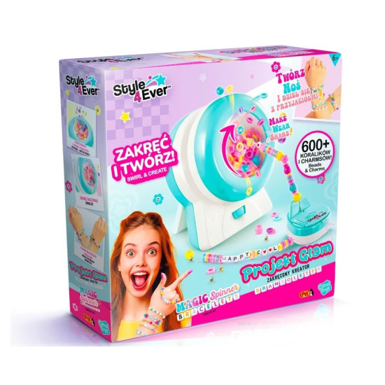 Zestaw kreatywny Projekt Glam, Zakręcony kreator bransoletek