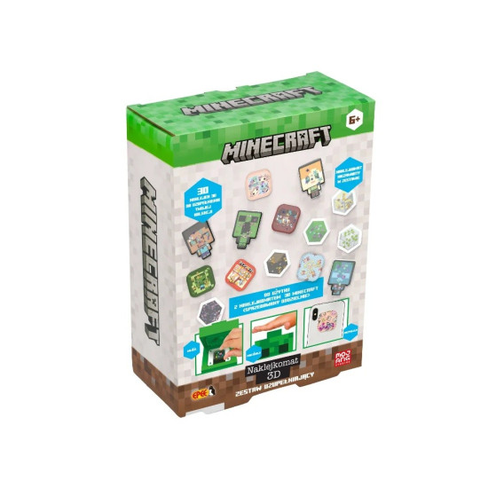 Zestaw uzupełniający Naklejkomat 3D - Minecraft