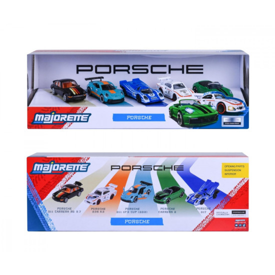 Zestaw pojazdów Porsche 5-pak