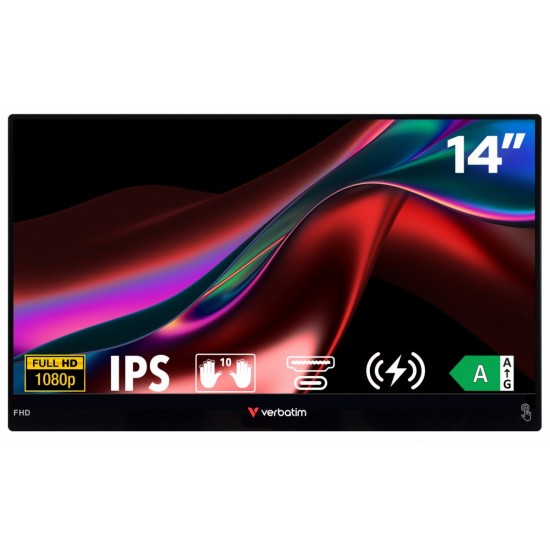 Przenośny monitor dotykowy Light zasilany bezprzewodowo Full HD