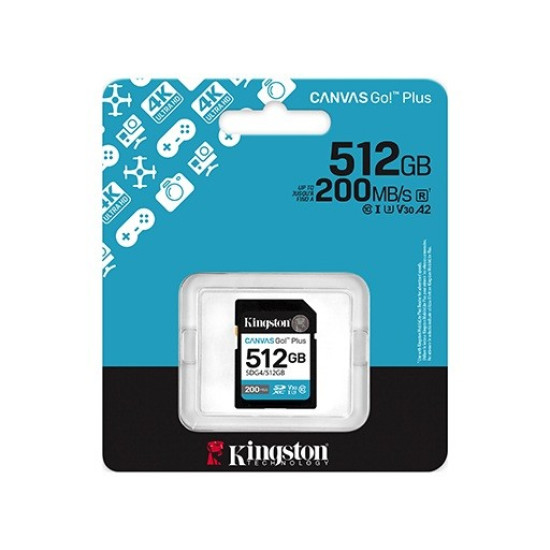 Karta SD 512GB Canvas Go Plus 200/160 MB/s C10 U3 V30