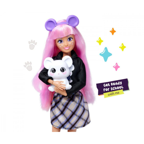 Lalka Kawaii Hi Cora i zwierzątko Kurumi 