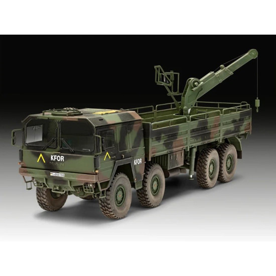 Model plastikowy Ciężarówka Man 10T Milgl 8x8 1/35