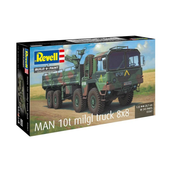 Model plastikowy Ciężarówka Man 10T Milgl 8x8 1/35