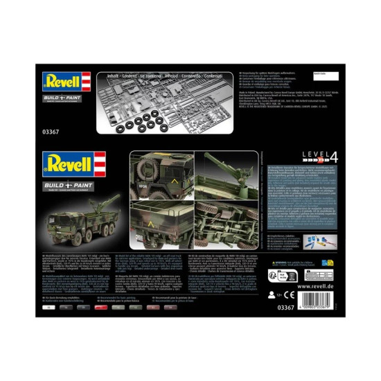 Model plastikowy Ciężarówka Man 10T Milgl 8x8 1/35