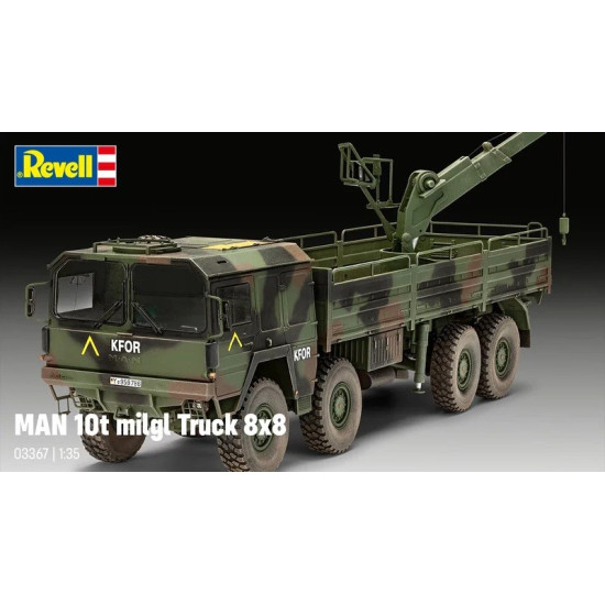Model plastikowy Ciężarówka Man 10T Milgl 8x8 1/35