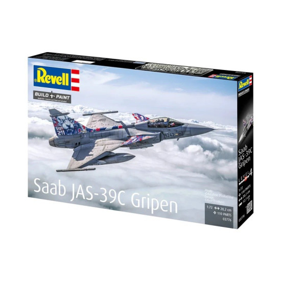Model plastikowy Samolot SAAB Jas 39C Gripen 1/72