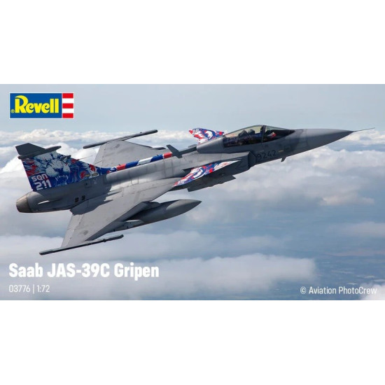 Model plastikowy Samolot SAAB Jas 39C Gripen 1/72