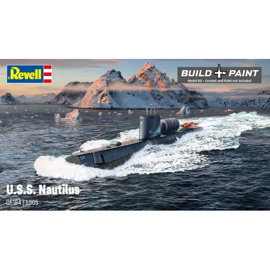 Model plastikowy Statek U.S.S. Nautilus 1/305