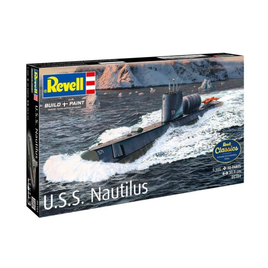 Model plastikowy Statek U.S.S. Nautilus 1/305