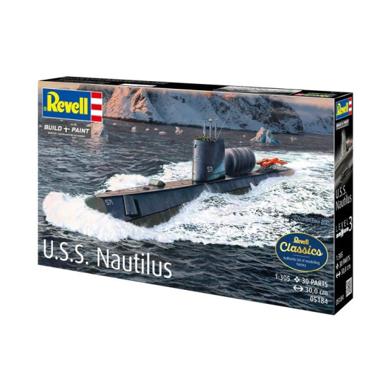Model plastikowy Statek U.S.S. Nautilus 1/305
