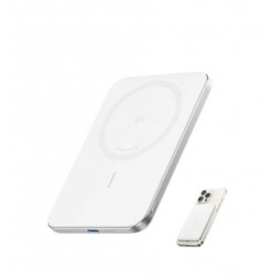 PowerBank Nano 5k mAh slim biały 