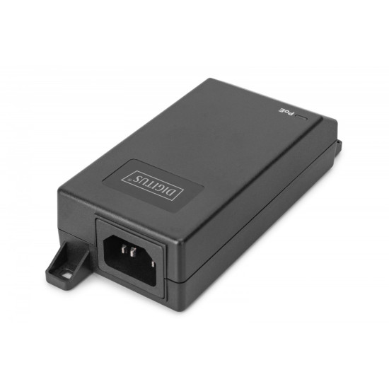 Zasilacz/Adapter PoE+ 802.3at aktywny max. 55V 30W 10/100/1000Mbps, transmisja do 100m