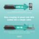 Zasilacz/Adapter PoE+ 802.3at aktywny max. 55V 30W 10/100/1000Mbps, transmisja do 100m