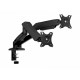 Uchwyt na dwa monitory  IB-MS204-T Uchwyt na dwa monitory do 32 cali, 2-9 kg 
