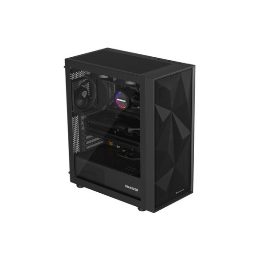 Obudowa Genesis Diaxid 605F MIDI TOWER USB-C Czarna 