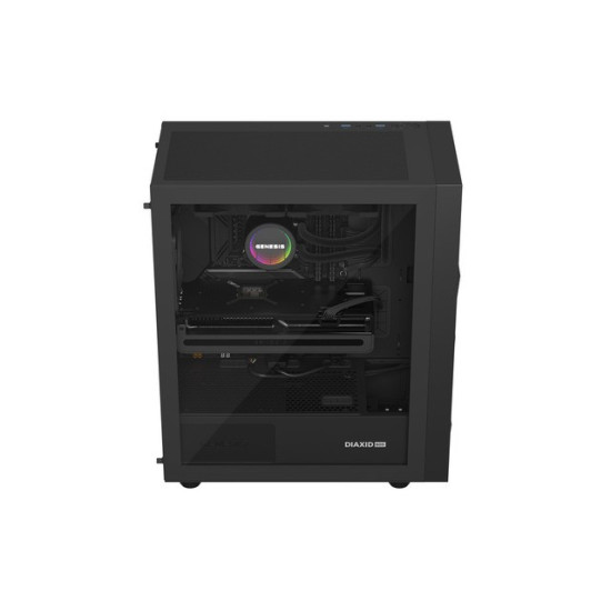 Obudowa Genesis Diaxid 605F MIDI TOWER USB-C Czarna 