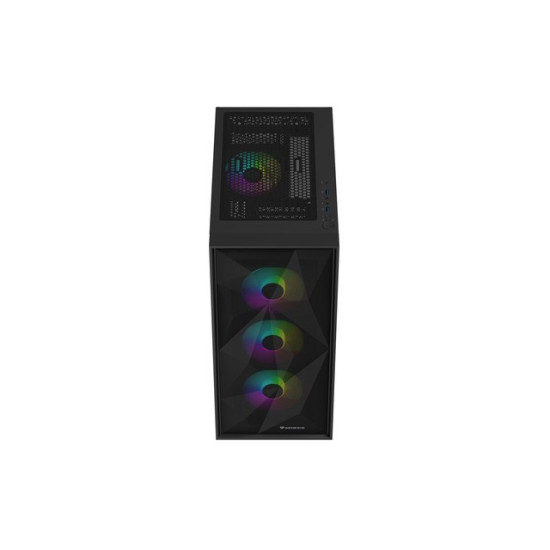 Obudowa Genesis Diaxid 605 ARGB MIDI TOWER USB-C Czarna 
