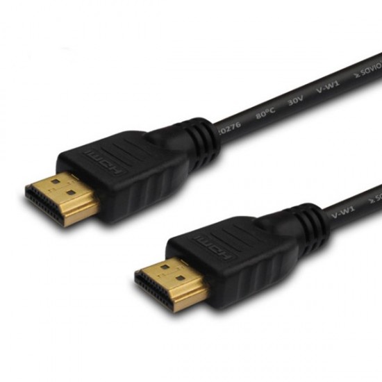 Kabel HDMI 2.0 1,5m czarny CL-194 