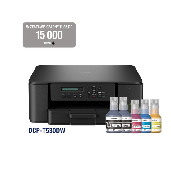 Kompaktowe urządzenie wielofunkcyjne DCP-T530DW RTS A4/USB/WiFi/16ipm/duplex