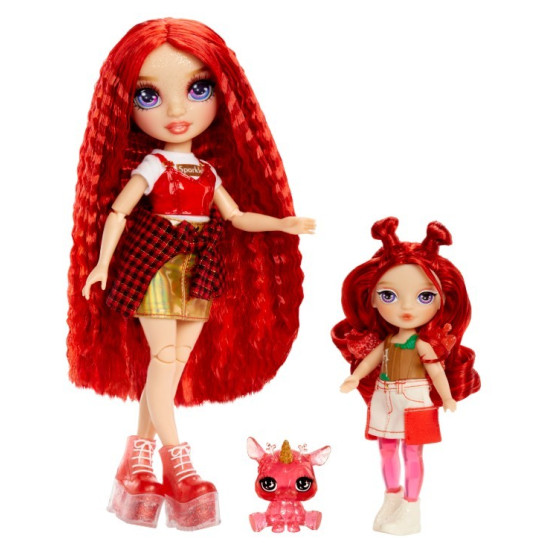 Lalka Rainbow High Little Rainbow, Apple Red 