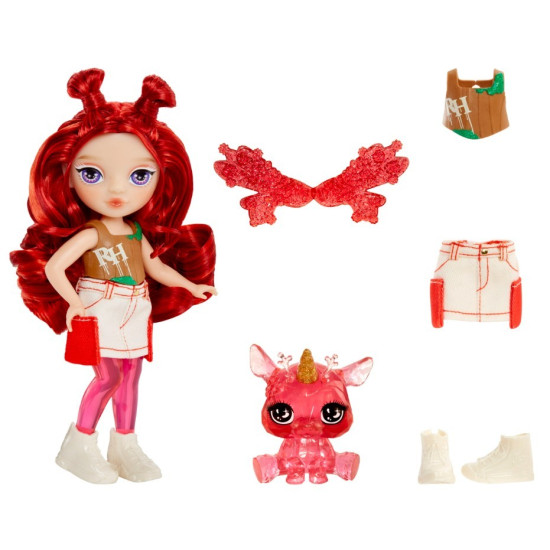 Lalka Rainbow High Little Rainbow, Apple Red 