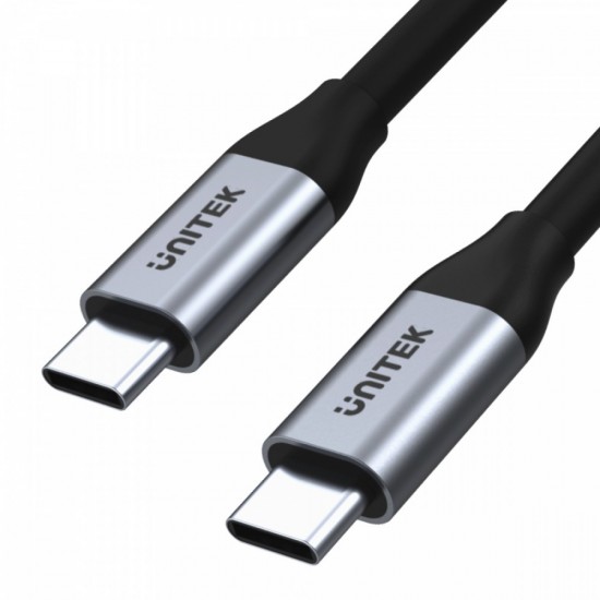 Kabel USB-C - USB-C PD, 10Gbps, 4K60Hz, 1m, M/M; C14082ABK 