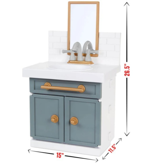 Pierwszy łazienkowy zlew