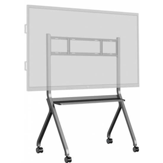 Stojak na kółkach MD-CART02-S1 55-86 cali Czarny