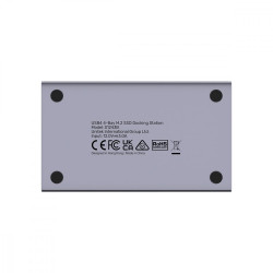 Stacja klonująca dyski 4x M.2 SSD, USB 4; S1243BGY01-EU 