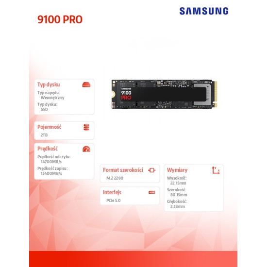 Dysk SSD 9100 PRO NVMe MZ-VAP2T0BW