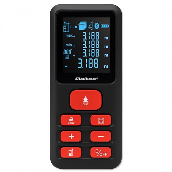 Cyfrowy dalmierz laserowy | podświetlany LCD | 120m 