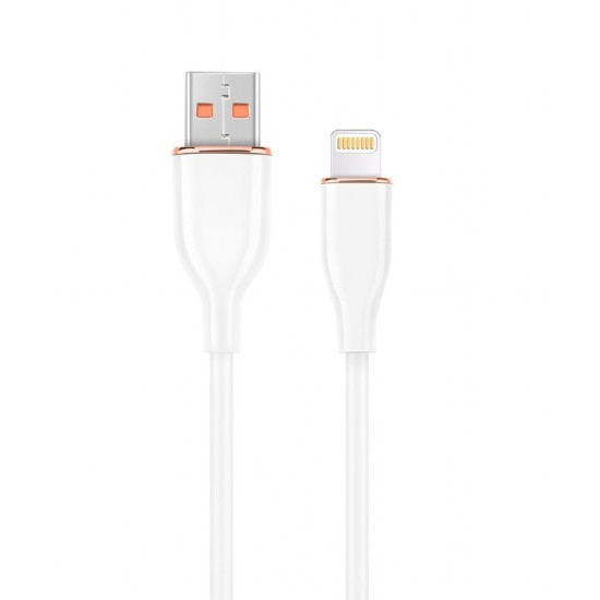 Kabel USB-A do 8pin ładowanie i tranfer danych, biały